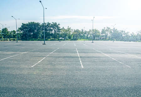 sky Parking lot abstractの写真素材