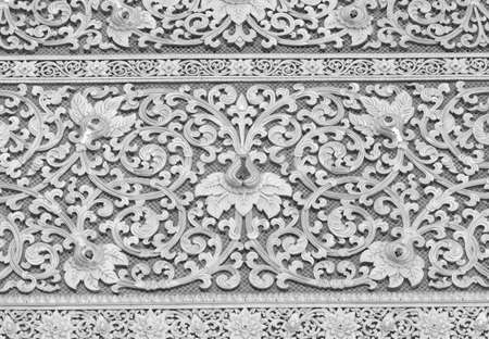 Carved wall backgroundの写真素材