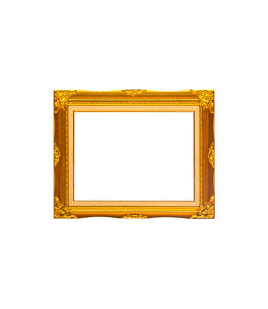 Frame isolated on white background.の写真素材