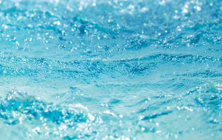 The surface of the water blurred bokeh.