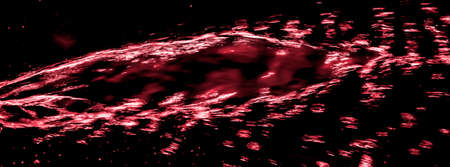 Splash red water