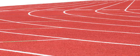 Running track in stadium.の写真素材