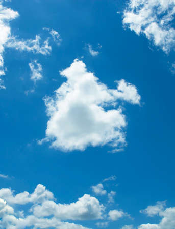 sky white cloudsの写真素材