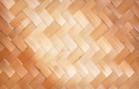 woven wood backgroundの写真素材