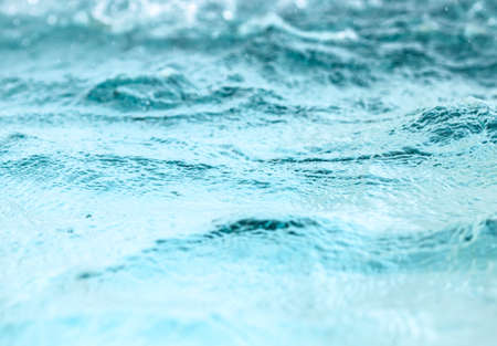 The surface of the water blurred bokeh.
