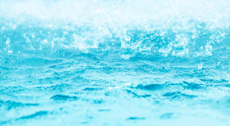 Blurred water, glittering bokeh