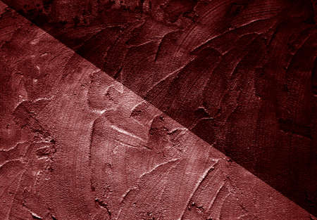 Old plaster walls crimson backgroundの写真素材