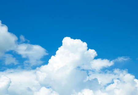 White sky and clouds background beautifulの写真素材