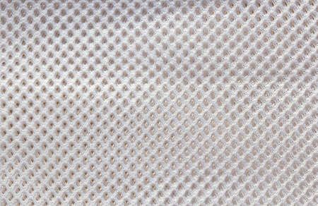 Rope Net with knots Isolated on white backgroundの写真素材