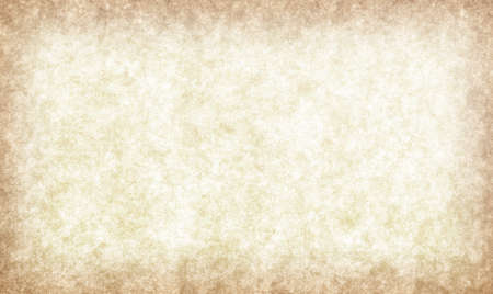 Old vintage paper with a glowing center and grunge vignette.の写真素材