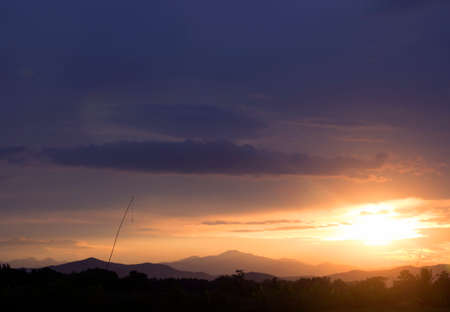 Sky blue background. Sky cloud clearの写真素材