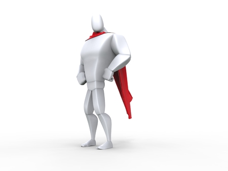 Superhero template guyの写真素材