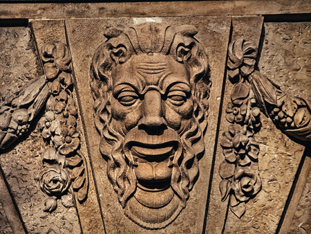 Old architectural detail - closeup shotの写真素材