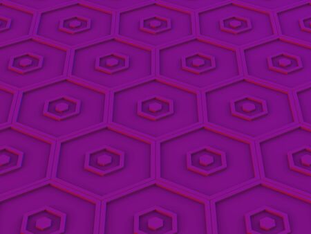 Pretty violet hexagon background