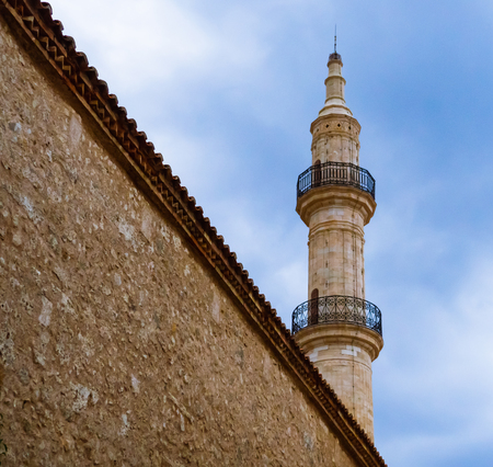 Neratze Mosque in Rethymno, Crete - Greeceの写真素材