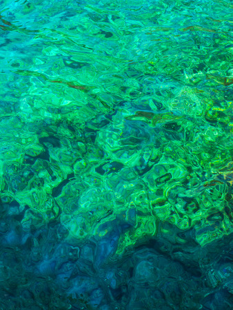 Crystal clear turquoise waterの写真素材