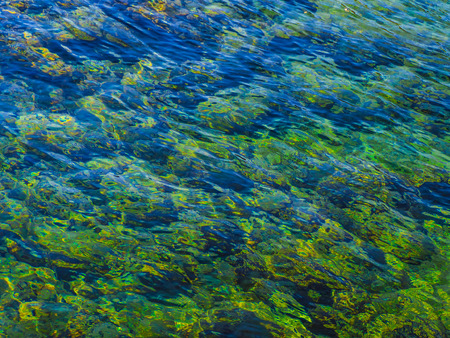 Beautiful blue clear water -  textureの写真素材