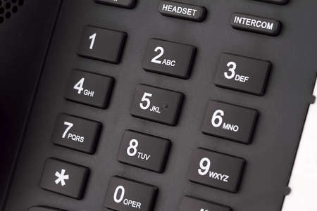 Black Telephone keysの写真素材