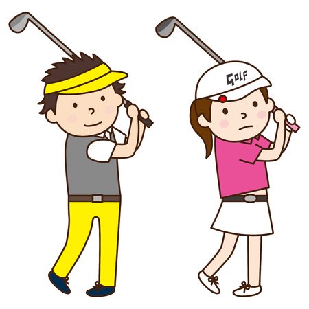 Golferのイラスト素材