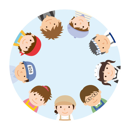 Various work setのイラスト素材