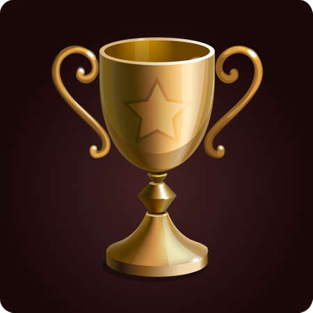 goblet  icon game element vectorのイラスト素材