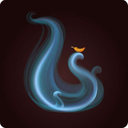 air icon game element vectorのイラスト素材