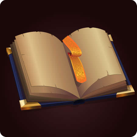 book icon game element vectorのイラスト素材