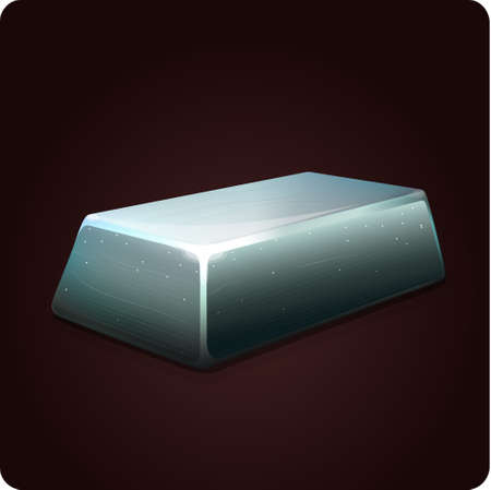 iron icon game element vectorのイラスト素材