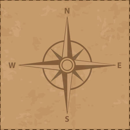 windrose  icon  treasure element  oceansのイラスト素材