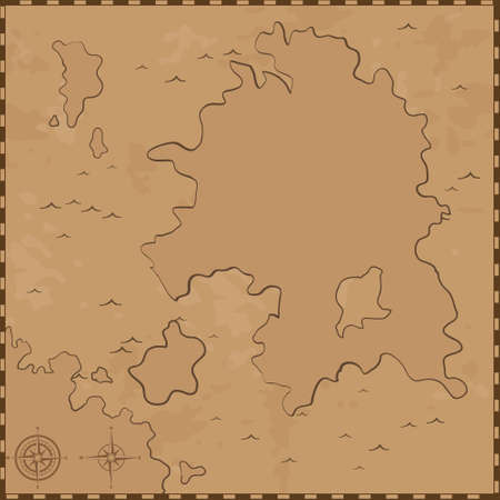 map  illustration vector sea backgroundのイラスト素材