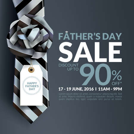 Beautiful Father's Day sale promotion design.のイラスト素材