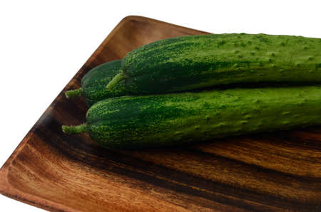 Fresh cucumbers. Favorite since childhood. Always for your health. Organic products. Always for your health.の写真素材