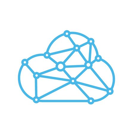 Cloud Connect logo design templateのイラスト素材