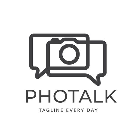 Photography consulting logo designのイラスト素材