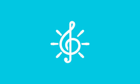 musical note with with steering logo vector symbol icon design illustrationのイラスト素材