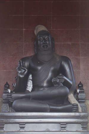 Valluvar Kottam is a popular monument in Chennai, Tamilnadu, India which is dedicated to the classical Tamil poet, philosopher and saint Thiruvalluvar. Thiruvalluvar wrote his famous Thirukkural. Thiruivalluvar Statue.のeditorial素材