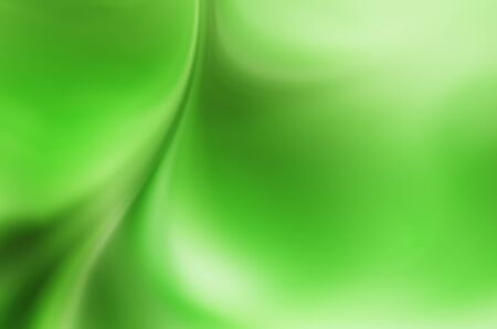 Abstract Green Background With Smooth Curves (Lines)の写真素材
