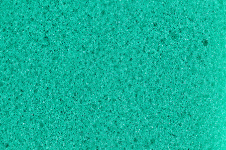 Green Surface Cleaning Sponges. Close-Up. Macro. Texture, Background Seriesの写真素材
