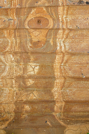 The Texture Of The Old Rusty Metal Plateの写真素材