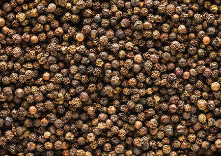 Grains Of Black Pepper. Close Up. Macro. Top View.の写真素材