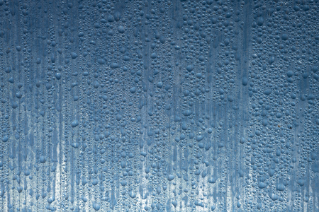 Misted Polycarbonate In The Greenhouse. Water Drops. Horizontal Version. Texture, Background Series.の写真素材