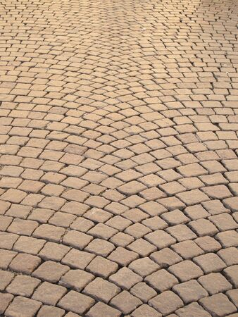 Roman paved street in Rietiの写真素材