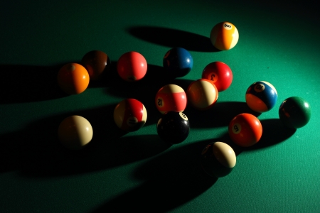 Billiards ball - Pool tableの写真素材