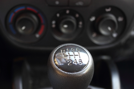 car drive gear and knobsの写真素材