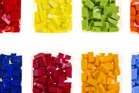 Colored mosaic tilesの写真素材