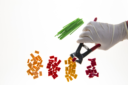 Colored mosaic tilesの写真素材