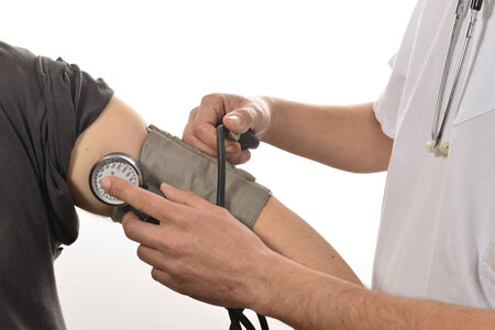 Nurse blood pressureの写真素材