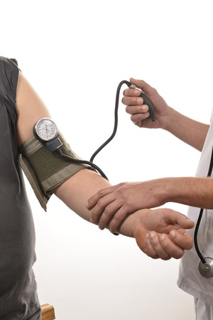 Nurse blood pressureの写真素材