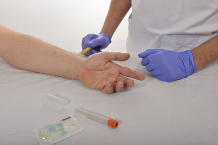 blood collectionの写真素材