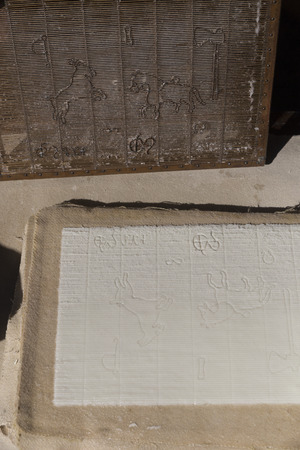 Cotton paper handmade ancient techniqueの写真素材